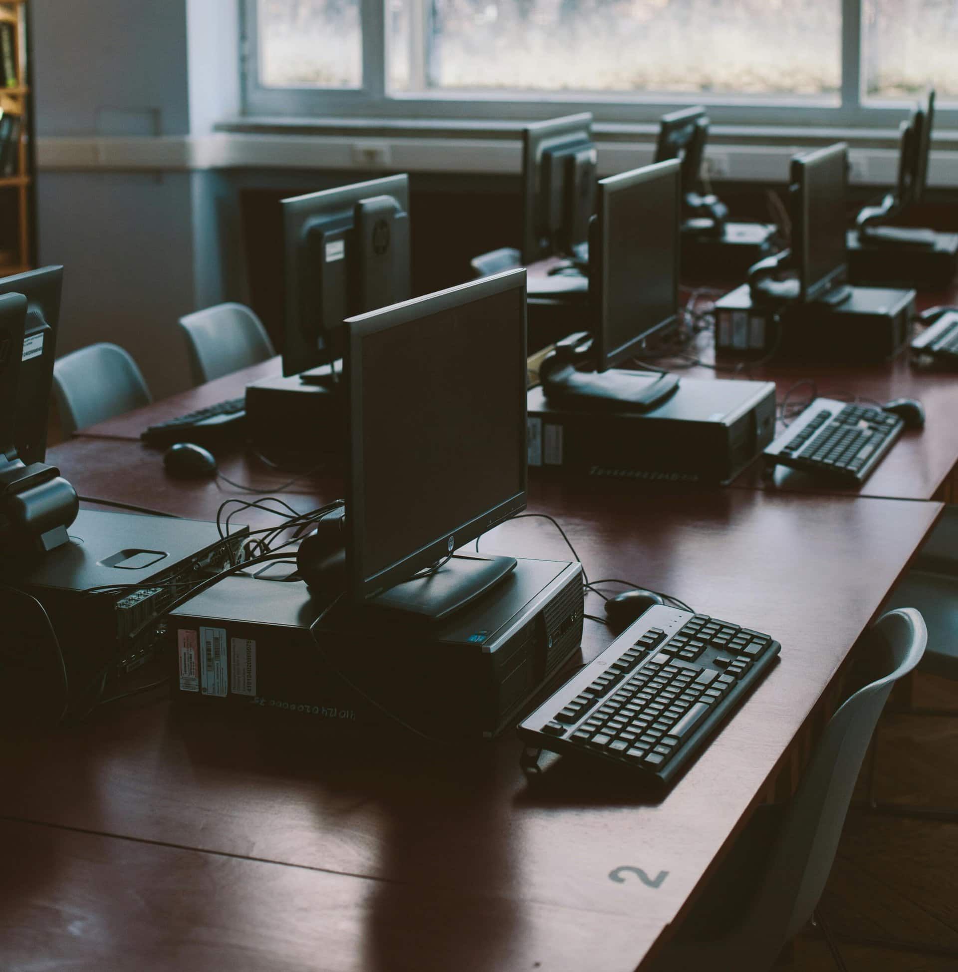 a computer lab