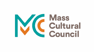mass cultural council logo with teal and orange "mcc" design on the left and brown "mass cultural council" text on the right.