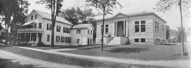 old meekins library picture